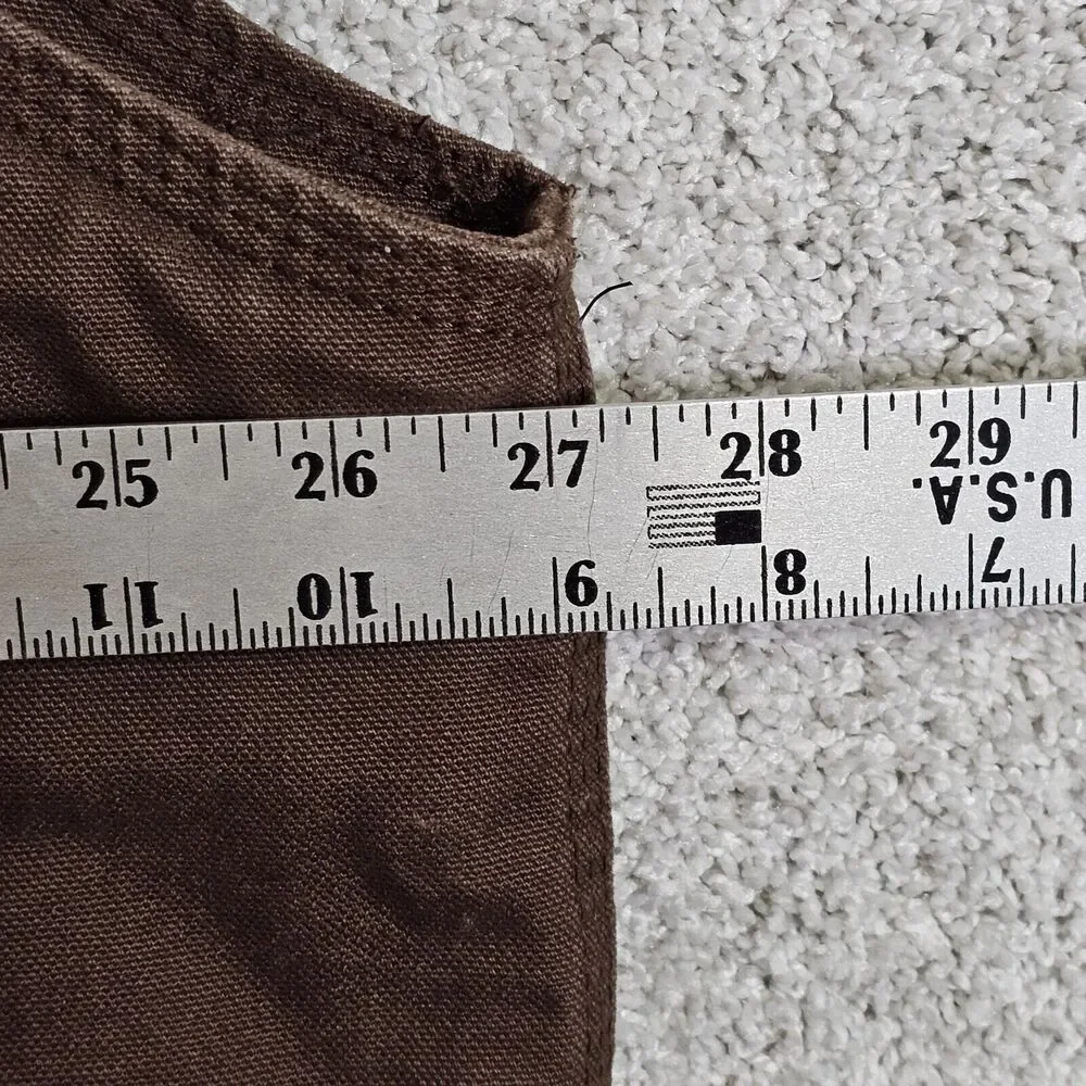 Berne‎ Mens Workwear Heartland Sherpa Lined Canvas Duck Vest Brown Chore Barn XL